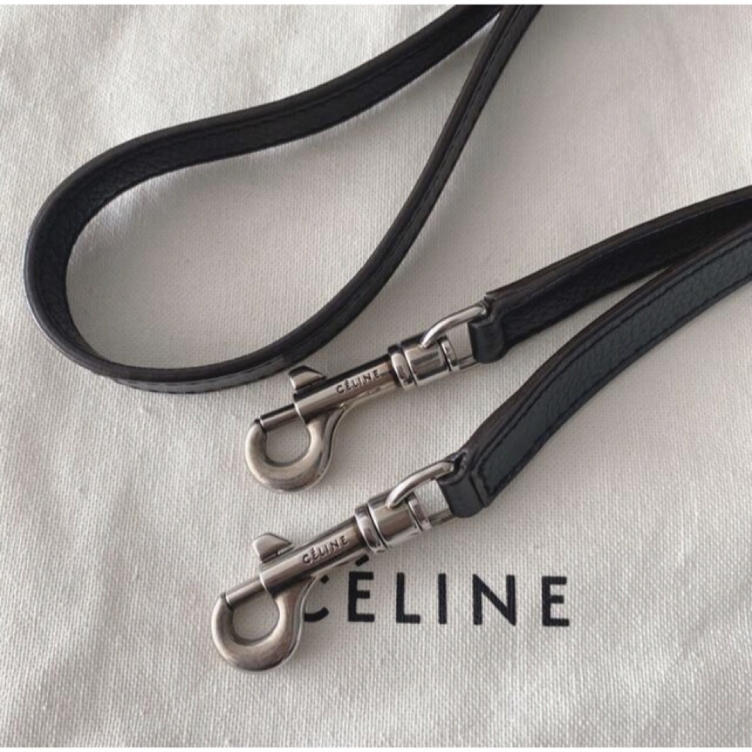 celine(セリーヌ)のセリーヌ  ラゲージ ナノ ドラムドカーフスキン ブラック レディースのバッグ(ショルダーバッグ)の商品写真