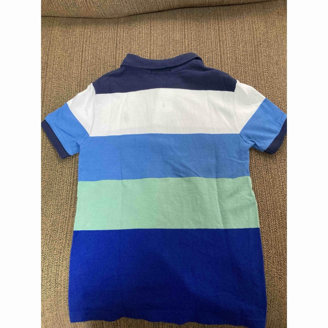 POLO RALPH LAUREN(ポロラルフローレン)のラルフ⭐︎ボーダーポロシャツ120サイズ キッズ/ベビー/マタニティのキッズ服男の子用(90cm~)(Tシャツ/カットソー)の商品写真