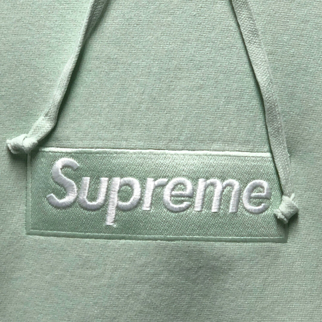 Supreme(シュプリーム)のSUPREME シュプリーム 23AW BOX Logo Hooded Sweatshirt BOXロゴ スウェット パーカー ライトグリーン サイズM 正規品 / 33184 メンズのトップス(パーカー)の商品写真