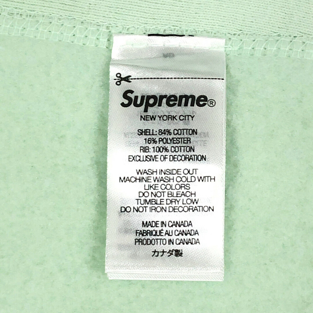 Supreme(シュプリーム)のSUPREME シュプリーム 23AW BOX Logo Hooded Sweatshirt BOXロゴ スウェット パーカー ライトグリーン サイズM 正規品 / 33184 メンズのトップス(パーカー)の商品写真