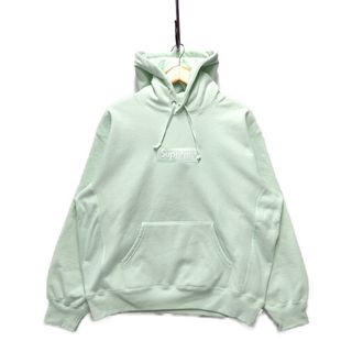 シュプリーム(Supreme)のSUPREME シュプリーム 23AW BOX Logo Hooded Sweatshirt BOXロゴ スウェット パーカー ライトグリーン サイズM 正規品 / 33184(パーカー)