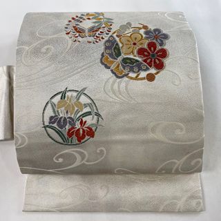 名古屋帯 美品 優品 正絹 【中古】(帯)