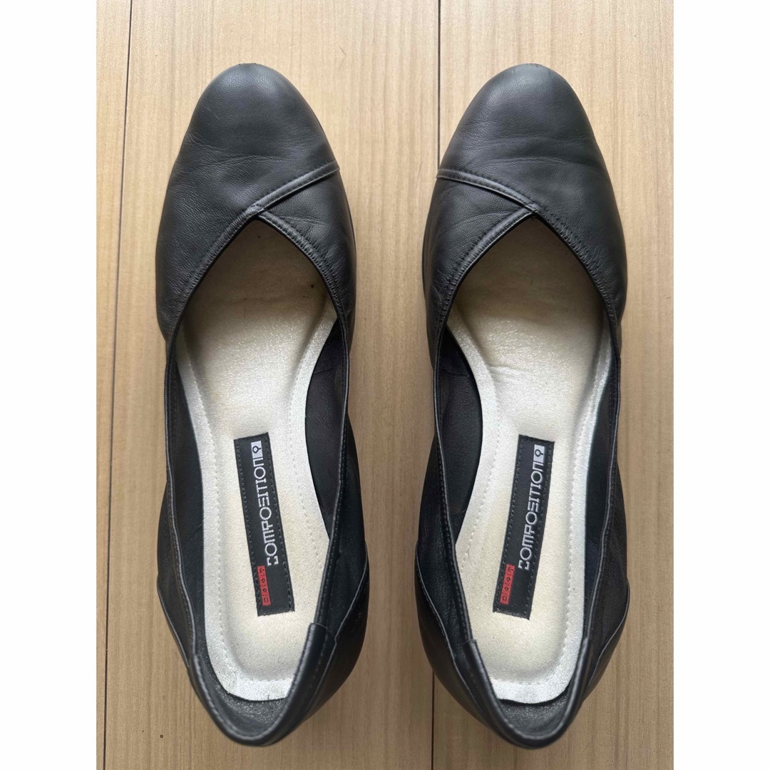 COMPOSITION FIVE(コンポジションファイブ)のcomposition9  黒パンプス 24センチ レディースの靴/シューズ(ハイヒール/パンプス)の商品写真