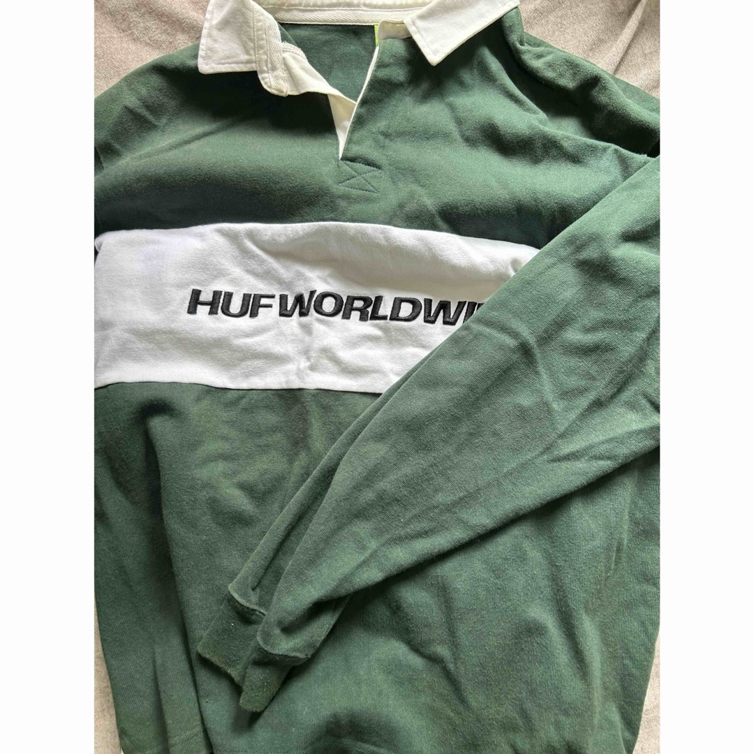 HUF(ハフ)のHUF ラガーシャツ　ポロシャツ メンズのトップス(ポロシャツ)の商品写真