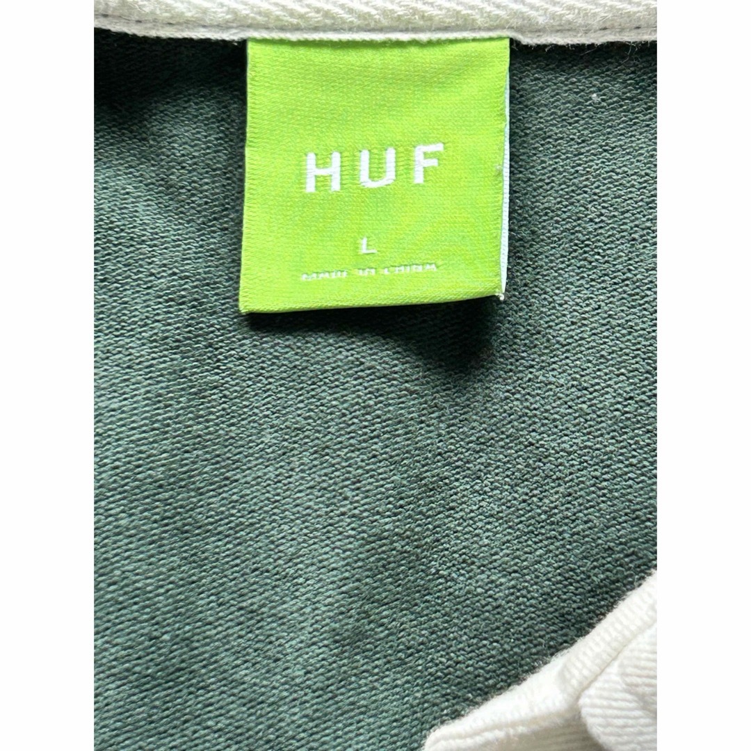 HUF(ハフ)のHUF ラガーシャツ　ポロシャツ メンズのトップス(ポロシャツ)の商品写真