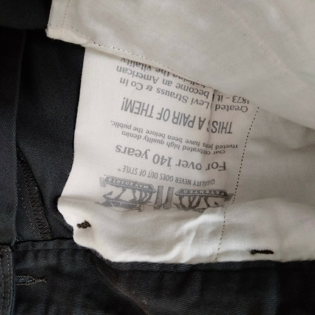 Levi's(リーバイス)のリーバイス　levi's ブラック　テック系　ハーフパンツ　古着　パンツ メンズのパンツ(ショートパンツ)の商品写真