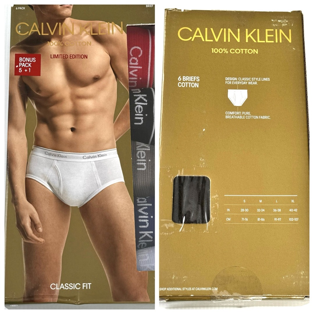 Calvin Klein(カルバンクライン)のCalvin Klein カルバンクライン メンズ ブリーフ Sサイズ ブラック メンズのアンダーウェア(その他)の商品写真