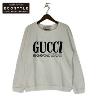 グッチ(Gucci)のグッチ 517139 ﾎﾜｲﾄ ｼﾃｨ ﾌﾟﾘﾝﾄﾄﾚｰﾅｰ S(タイツ/ストッキング)