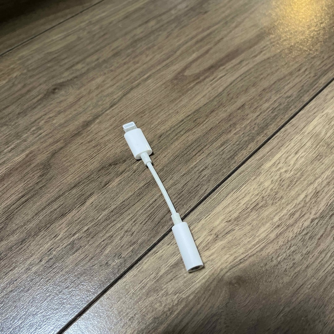 Apple(アップル)のiPhone変換ケーブル イヤホン 純正 スマホ/家電/カメラのスマホアクセサリー(その他)の商品写真