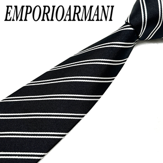Emporio Armani - 【極美品】 エンポリオアルマーニ ネクタイ ストライプ シルク ハイブランド