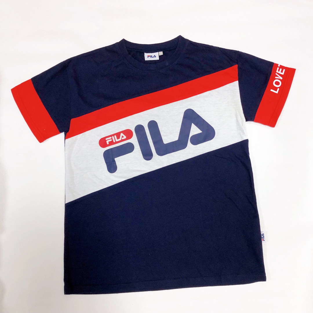 lovetoxic(ラブトキシック)のLovetoxic×FILA コラボ Tシャツ  160cm キッズ/ベビー/マタニティのキッズ服女の子用(90cm~)(Tシャツ/カットソー)の商品写真