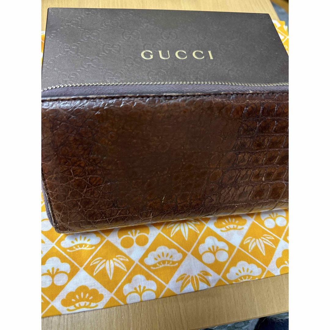 Gucci(グッチ)のGUCCI クロコダイル　長財布　バンブータッセル レディースのファッション小物(財布)の商品写真