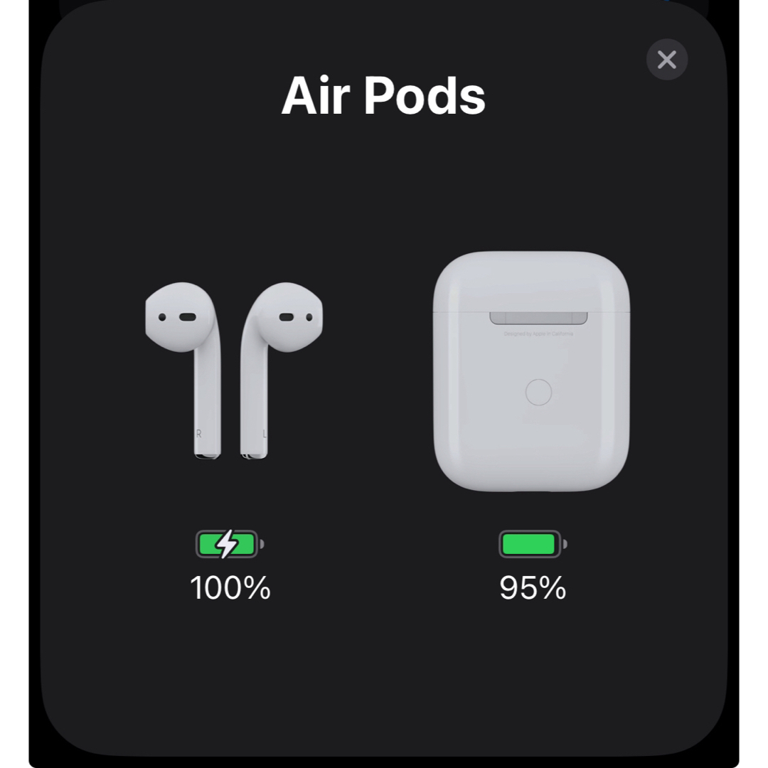 Apple(アップル)のApple Air Pods 第2世代 A2698 ワイヤレスイヤホン スマホ/家電/カメラのオーディオ機器(ヘッドフォン/イヤフォン)の商品写真