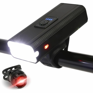 自転車ライト USB充電式 自転車ヘッドライト 6つ調光モード IPX5防水(その他)