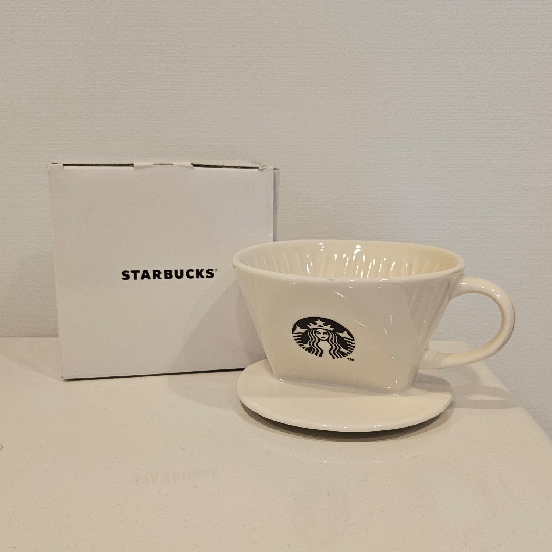 Starbucks(スターバックス)のSTARBUCKS　コーヒーセミナー　セラミックドリッパー インテリア/住まい/日用品のキッチン/食器(グラス/カップ)の商品写真