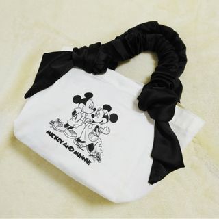 Disney - 【限定品】ミッキー＆ミニー　オーガニックサテンキャンバスバッグ