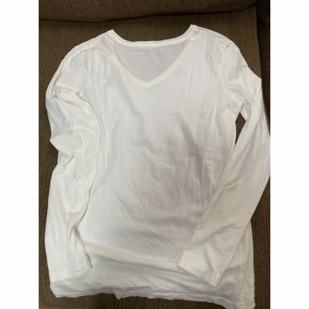 POLO RALPH LAUREN(ポロラルフローレン)のラルフローレン⭐︎定番白ロンティー レディースのトップス(Tシャツ(長袖/七分))の商品写真