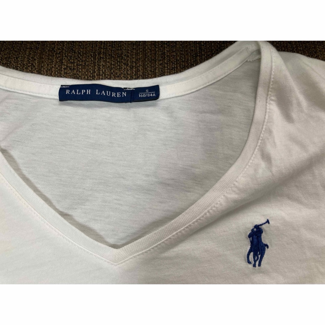 POLO RALPH LAUREN(ポロラルフローレン)のラルフローレン⭐︎定番白ロンティー レディースのトップス(Tシャツ(長袖/七分))の商品写真