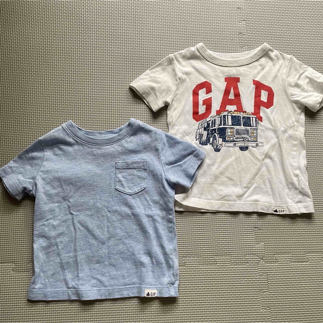 GAP(ギャップ)のGAPベビー　半袖Tシャツ２枚　80相当18month チャーリーブラウン　90 キッズ/ベビー/マタニティのベビー服(~85cm)(Ｔシャツ)の商品写真