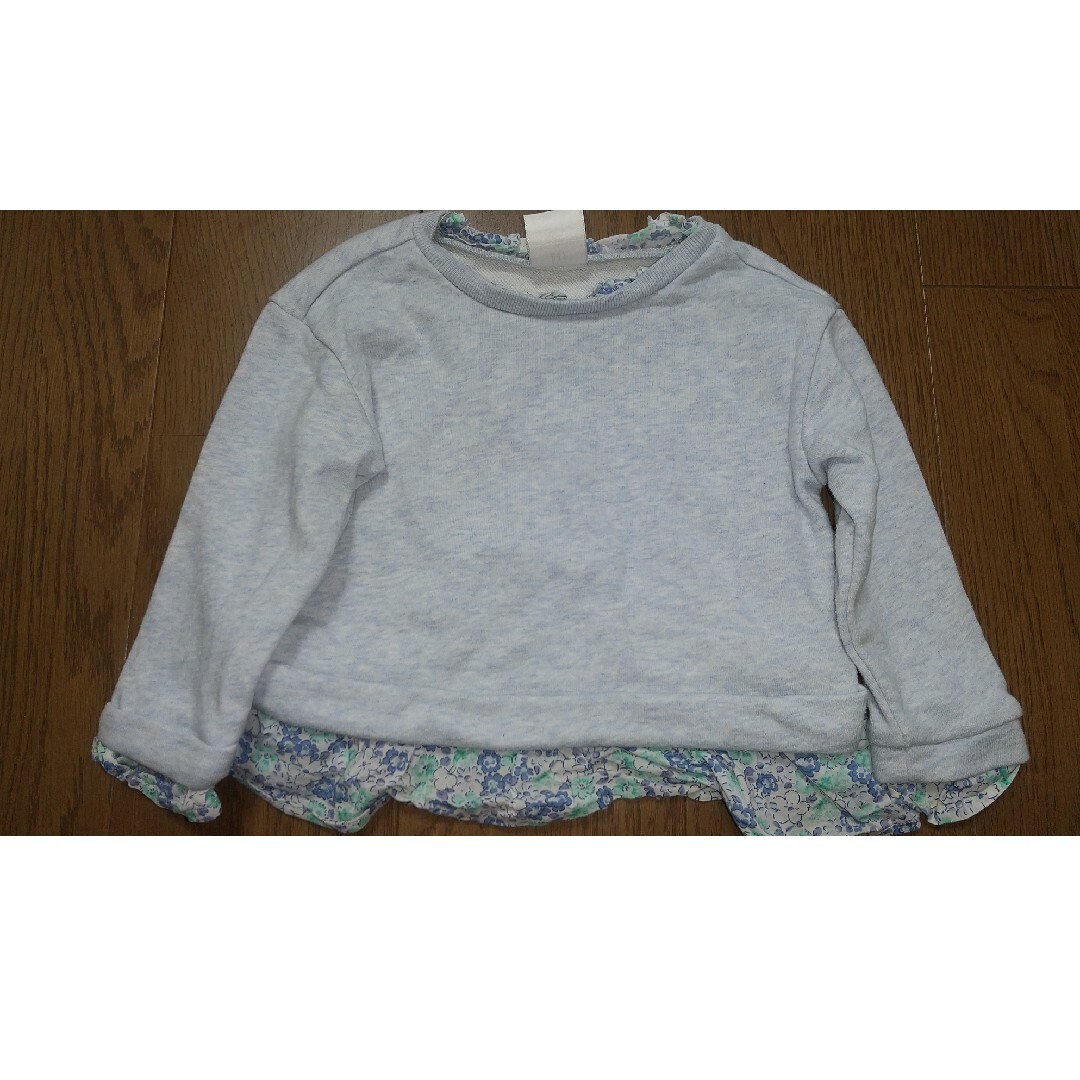 babyGAP(ベビーギャップ)のトレーナー 95cm ２枚セット キッズ/ベビー/マタニティのキッズ服女の子用(90cm~)(Tシャツ/カットソー)の商品写真