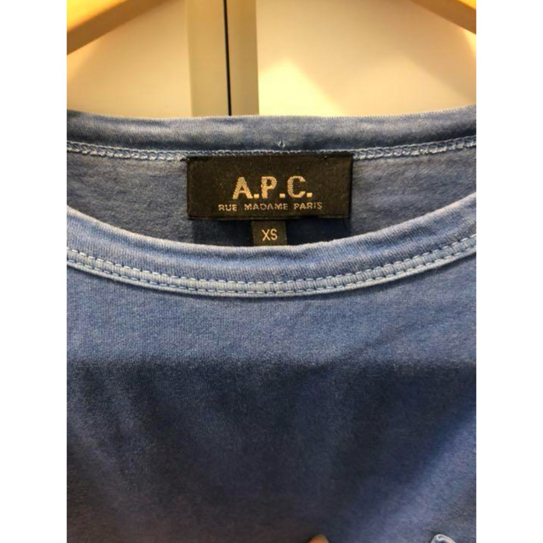 A.P.C(アーペーセー)の高級感あるウォッシュデニム風　A.P.C.★メンズTシャツ メンズのトップス(Tシャツ/カットソー(半袖/袖なし))の商品写真