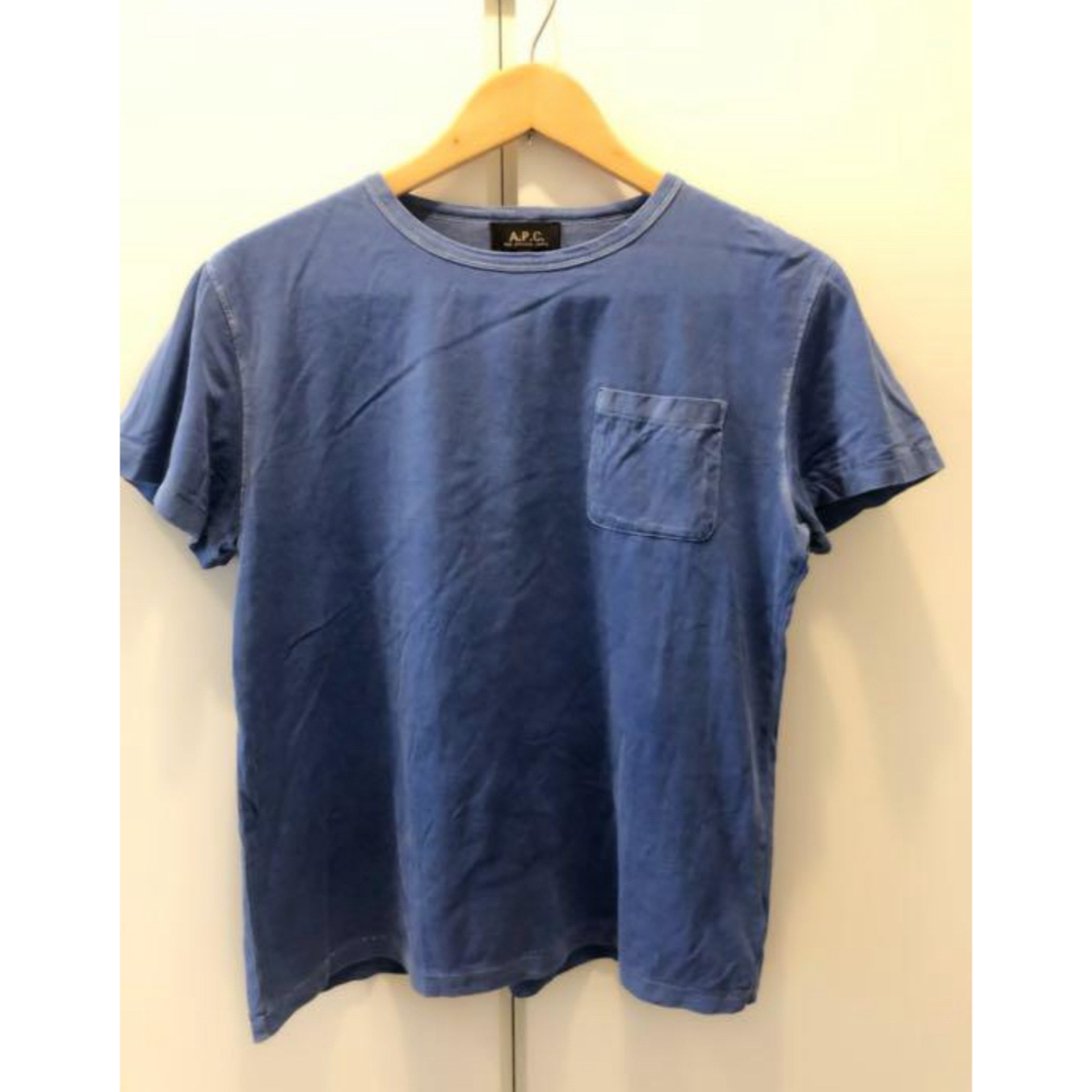 A.P.C(アーペーセー)の高級感あるウォッシュデニム風　A.P.C.★メンズTシャツ メンズのトップス(Tシャツ/カットソー(半袖/袖なし))の商品写真