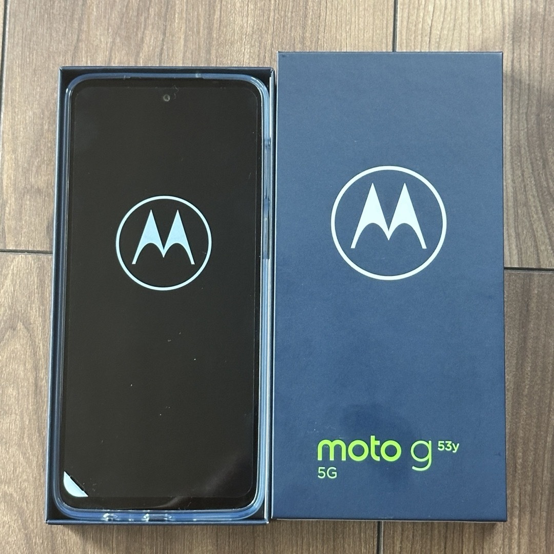 MOTOROLA moto g53y 5G A301MO アークティックシルバー スマホ/家電/カメラのスマートフォン/携帯電話(スマートフォン本体)の商品写真