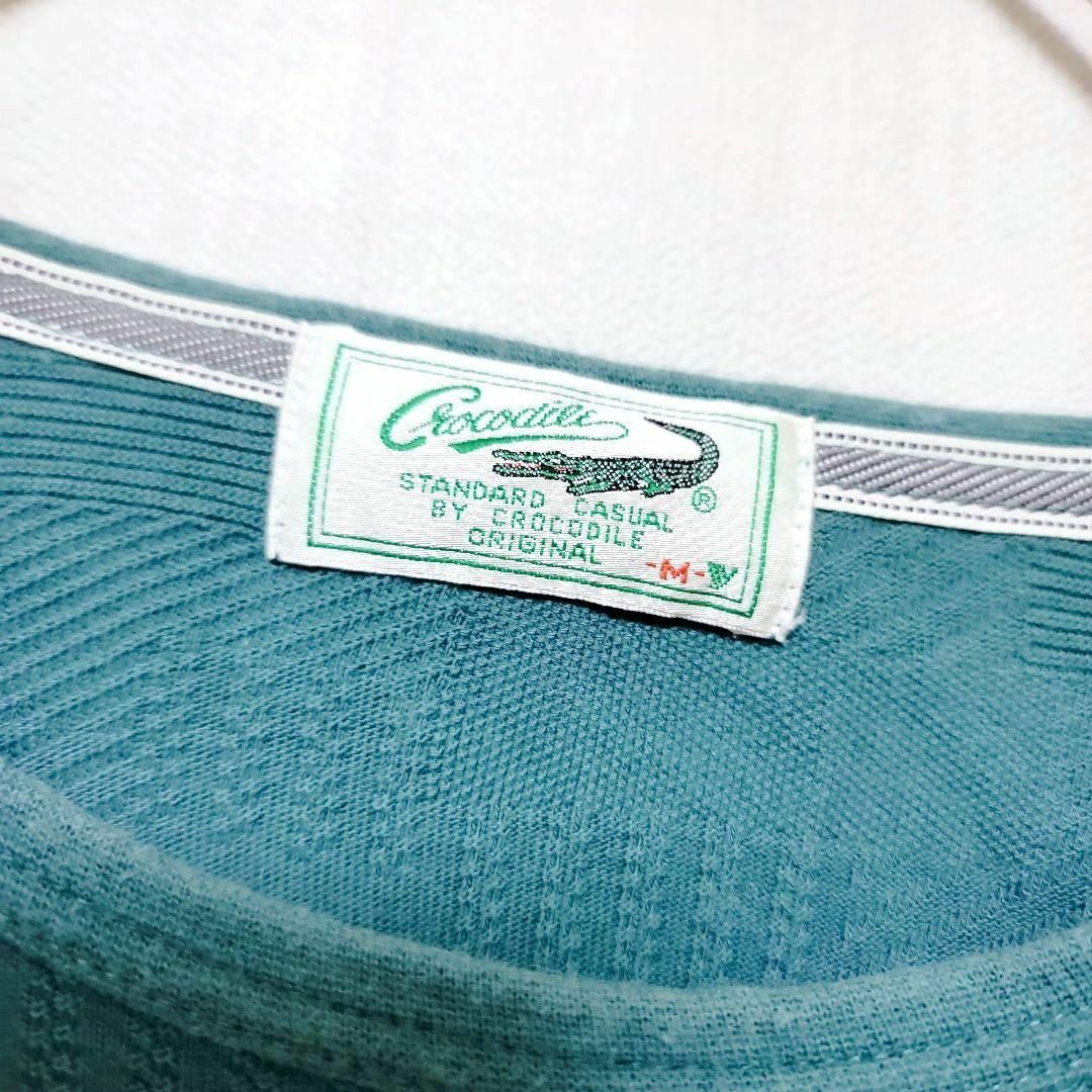 Crocodile(クロコダイル)の✧Crocodile✧Tシャツ✧みどり系✧MSize✧半袖 メンズのトップス(Tシャツ/カットソー(半袖/袖なし))の商品写真