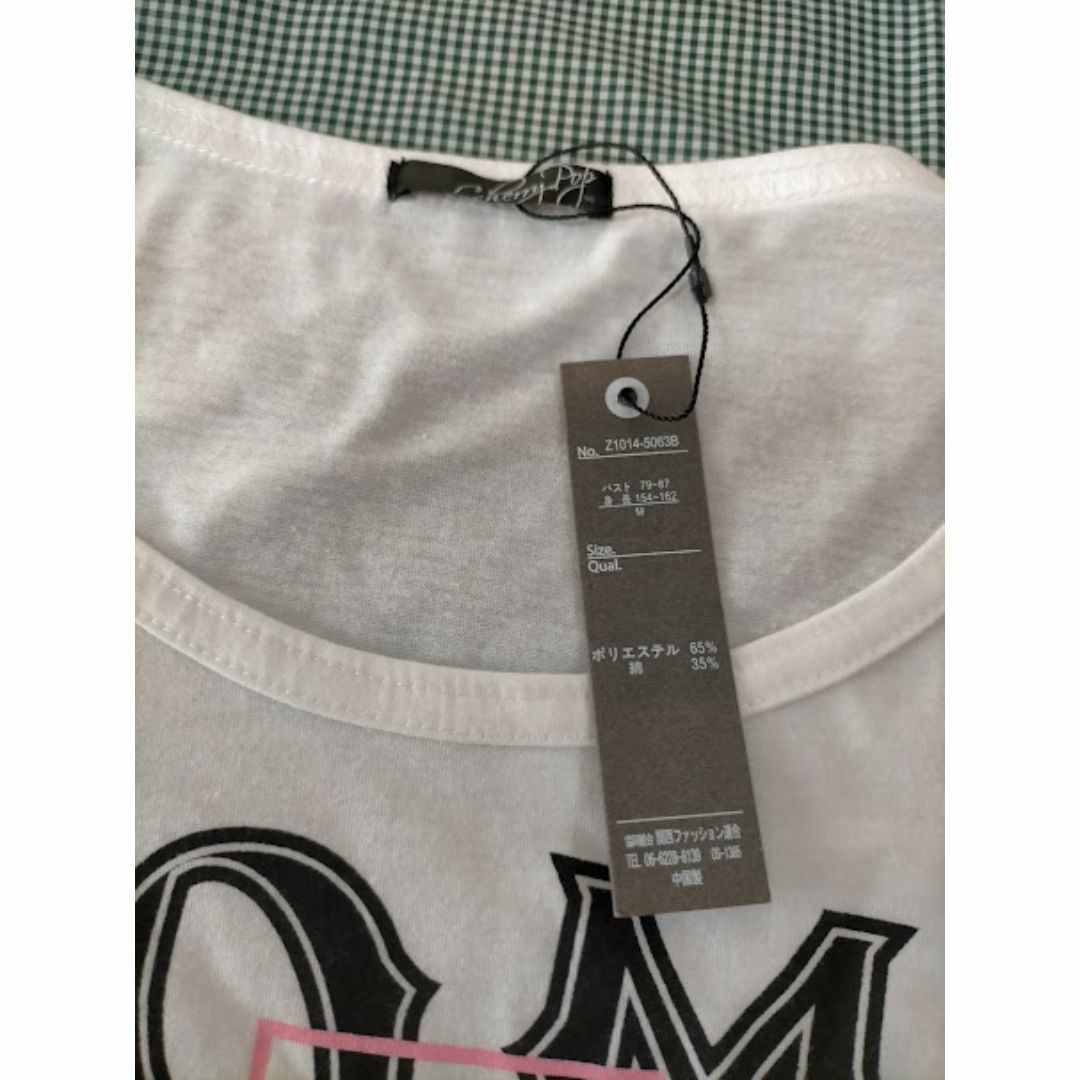 タグ付き新品　Cherry pop レディース長袖Tシャツ　Mサイズ レディースのトップス(Tシャツ(長袖/七分))の商品写真