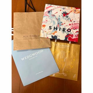 シロ(shiro)のSHIRO AUXPARADIS  L'OCCITANEショップ袋(ショップ袋)