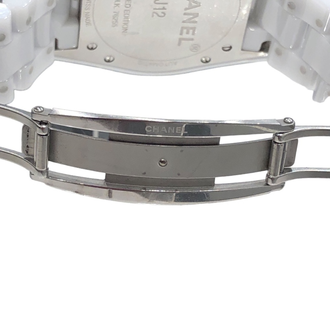 CHANEL(シャネル)の　シャネル CHANEL J12　ピンクライト H4864 ホワイト/ピンクライト セラミック メンズ 腕時計 メンズの時計(その他)の商品写真