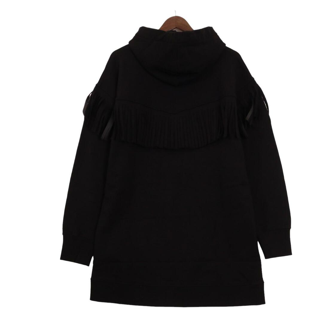 Maison Martin Margiela(マルタンマルジェラ)のメゾンマルジェラ S51GU0052 黒 FRINGED DETAIL HOODY XS レディースのレッグウェア(タイツ/ストッキング)の商品写真