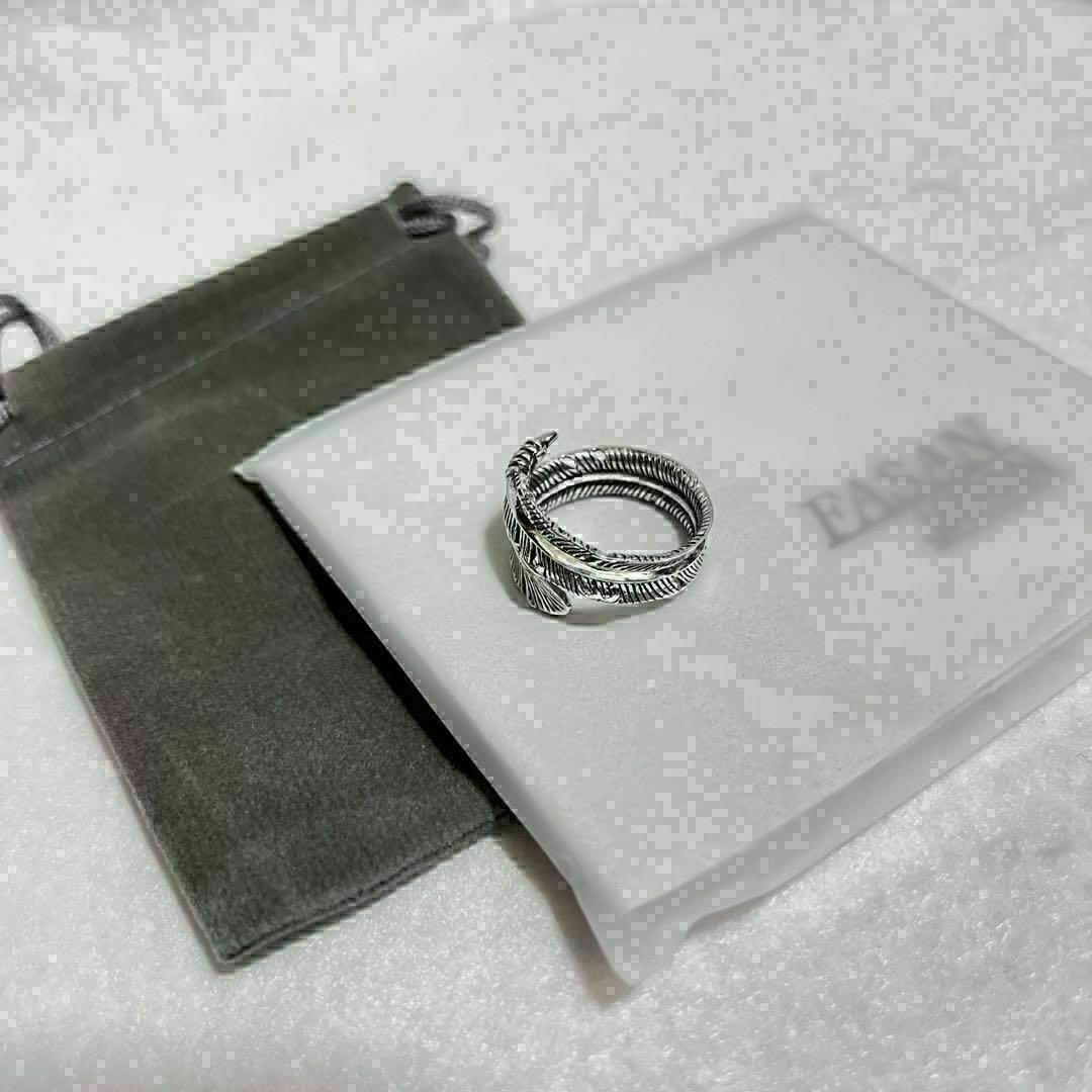 カレンシルバー　リング　指輪　タイ　カレン族　シルバーリング　シンプル　A レディースのアクセサリー(リング(指輪))の商品写真