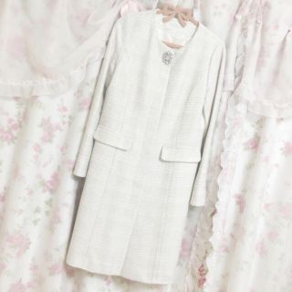 プロポーションボディドレッシング(PROPORTION BODY DRESSING)のプロポ♡ノーカラーツイードコート(スプリングコート)