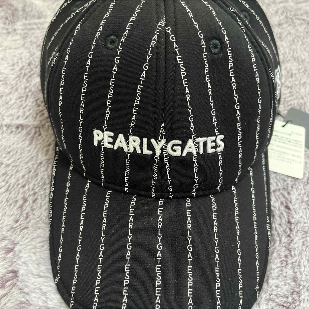 PEARLY GATES(パーリーゲイツ)のパーリーゲイツ PEARLY GATES 新品タグ付き ロゴロゴ キャップ 帽子 メンズの帽子(キャップ)の商品写真