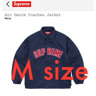 Supreme - 【ネイビーM】 Supreme Arc Denim Coaches Jacket