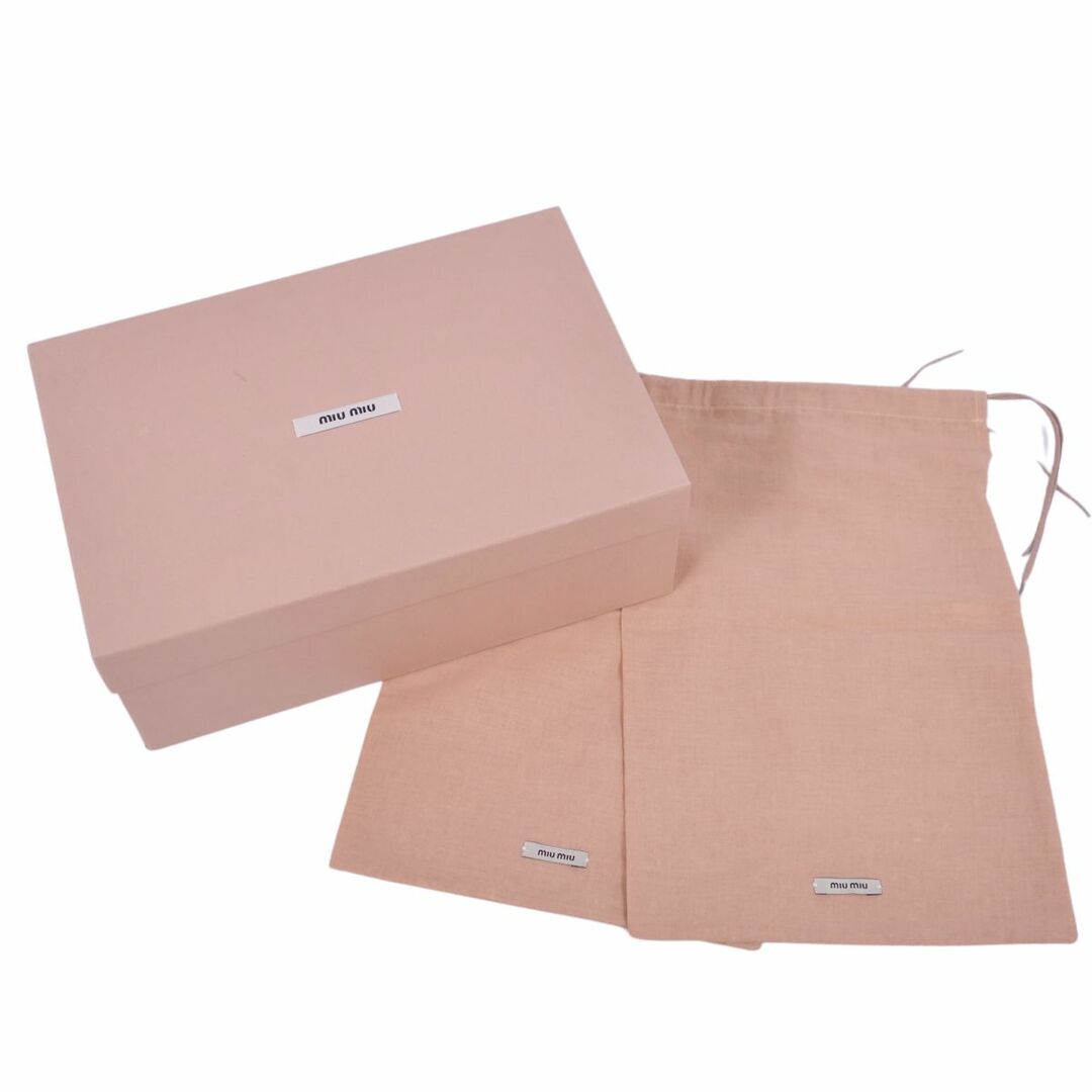 MIU MIU - 美品 ミュウミュウ miumiu サンダル ヒール アンクル MIU MIU - 美品 ミュウミュウ miumiu サンダル ヒール アンクル