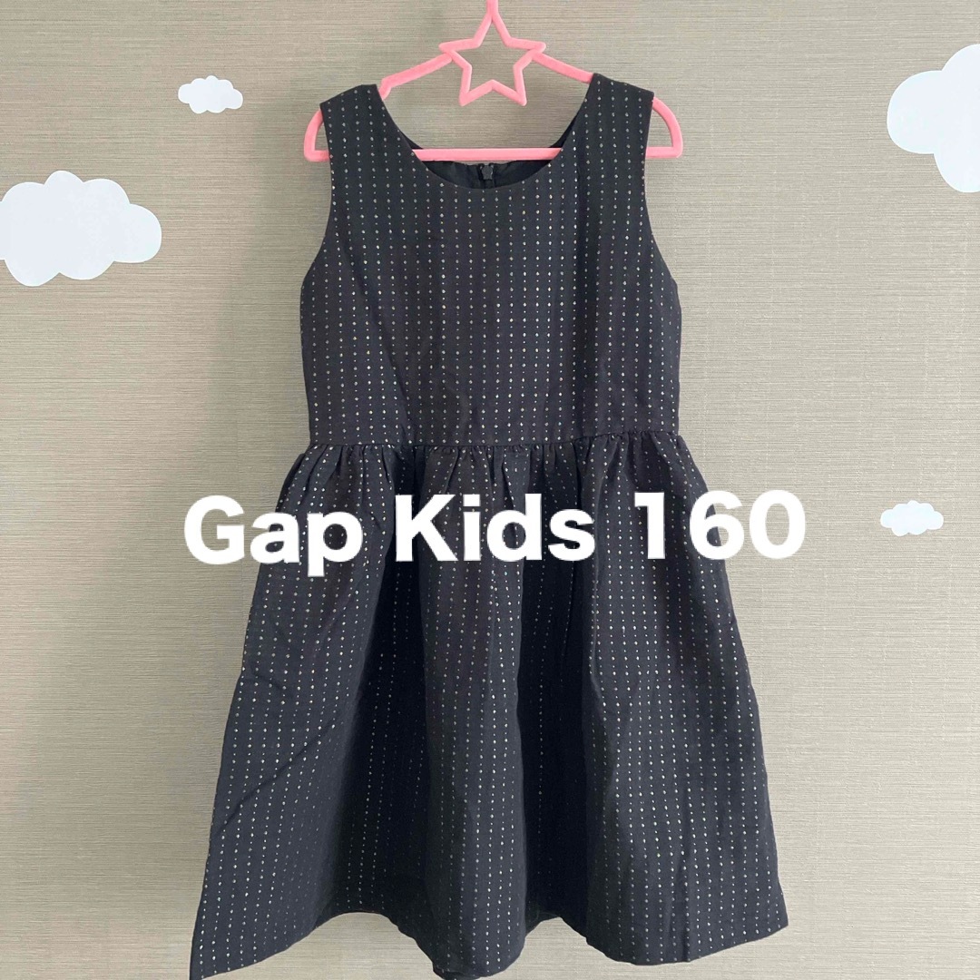 GAP Kids(ギャップキッズ)のGap Kids ワンピース 160 ブラック キッズ/ベビー/マタニティのキッズ服女の子用(90cm~)(ワンピース)の商品写真