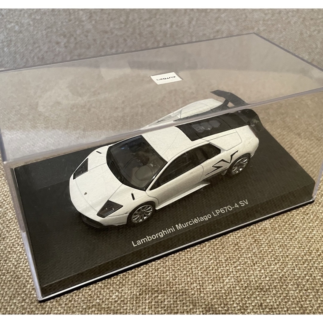 AUTOart(オートアート)のK様専用　訳あり 1/43 オートアートランボ ムルシエラゴ LP670 SV  エンタメ/ホビーのおもちゃ/ぬいぐるみ(ミニカー)の商品写真