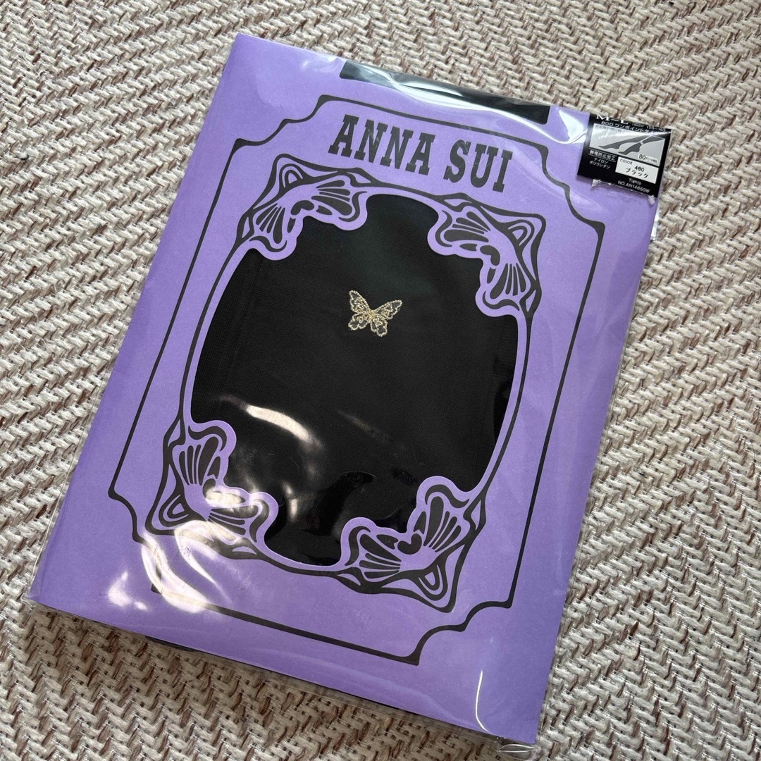 ANNA SUI(アナスイ)のANNA SUI ワンポイント　タイツ　黒 レディースのレッグウェア(タイツ/ストッキング)の商品写真