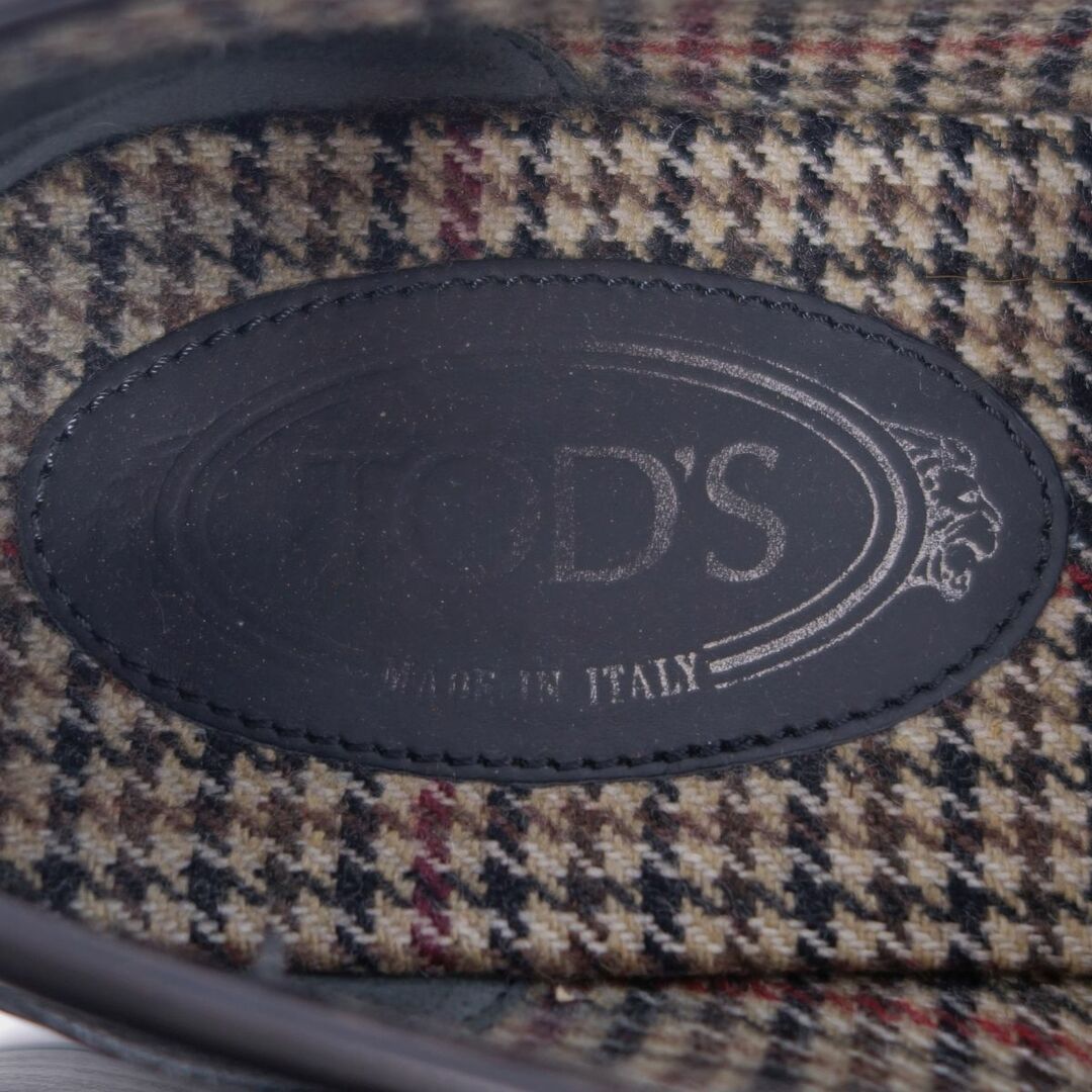 TOD'S(トッズ)のトッズ TOD'S ローファー モカシン コインローファー カーフレザー シューズ メンズ 7(26cm相当) ブラック メンズの靴/シューズ(ドレス/ビジネス)の商品写真