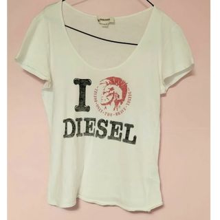 ディーゼル(DIESEL)のディーゼル 半袖 Tシャツ ホワイト  XS レディース(Tシャツ(半袖/袖なし))