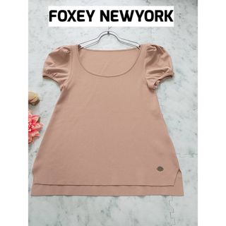 FOXEY NEW YORK - FOXEY NEWYORK フォクシー シューフルール ロゴプレート ニット