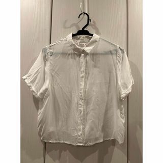 PULL&BEAR 中古レディース半袖白ブラウス(シャツ/ブラウス(半袖/袖なし))