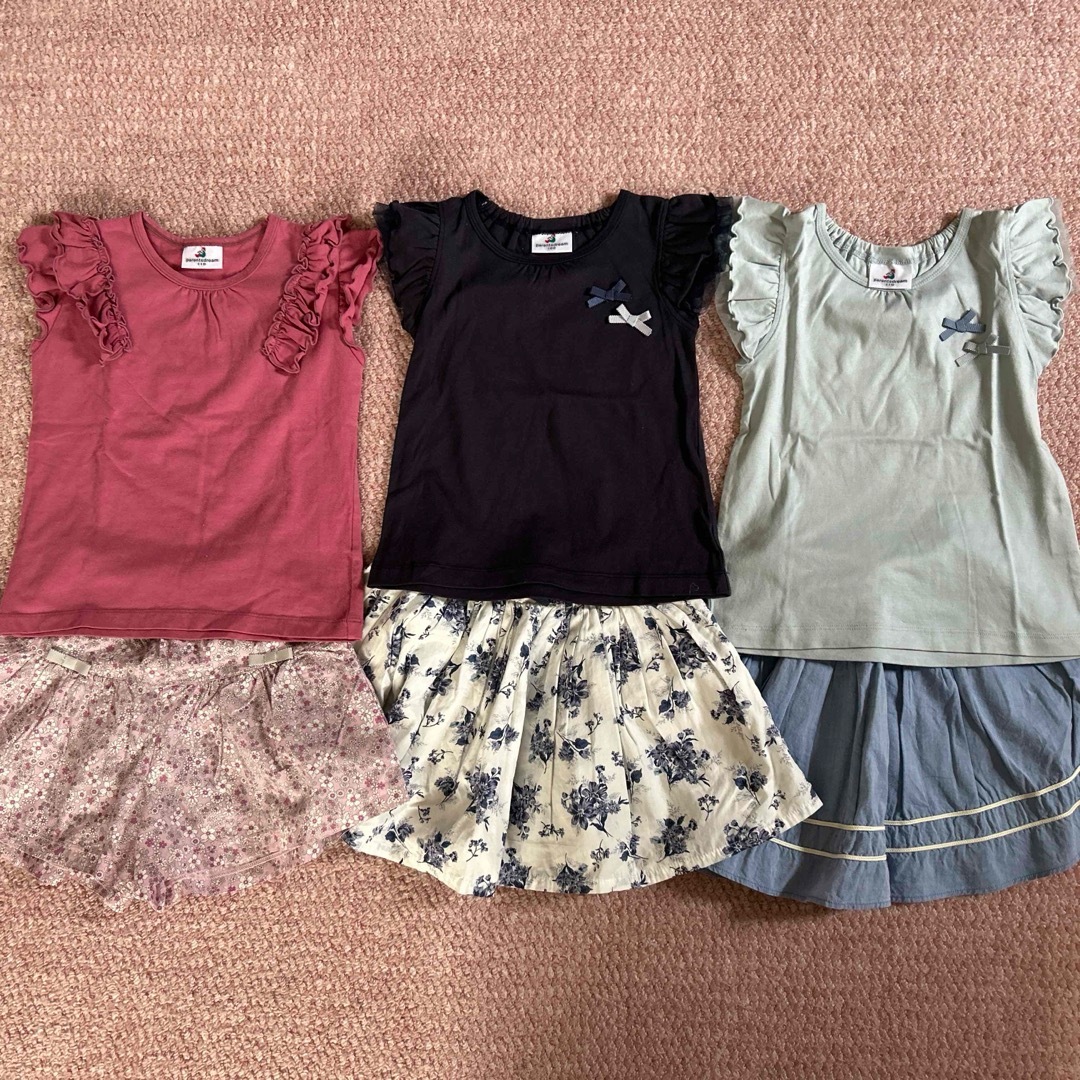 familiar(ファミリア)のまとめ売り⭐︎夏物女の子100〜110㎝ キッズ/ベビー/マタニティのキッズ服女の子用(90cm~)(Tシャツ/カットソー)の商品写真