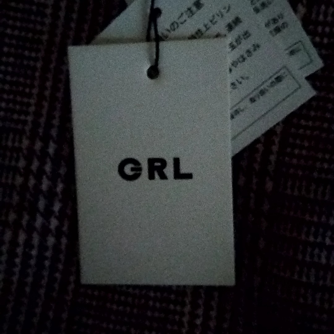 GRL(グレイル)の【新品】GRL グレイル　フリルサスペンダー付きグレンチェックスカート レディースのワンピース(その他)の商品写真