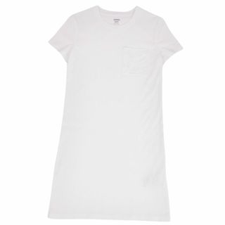 エルメス(Hermes)の極美品 エルメス HERMES ワンピース 22SS Tシャツ カットソー 半袖 ショートスリーブ トップス レディース 34(S相当) ホワイト(Tシャツ(半袖/袖なし))