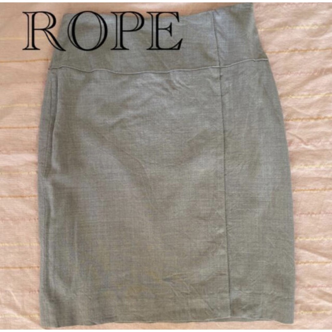 ROPE’(ロペ)の☆ ロペ　ROPE スカート　グレー レディースのスカート(ひざ丈スカート)の商品写真