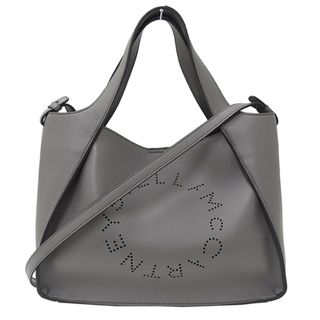 Stella McCartney - ステラ・マッカートニー Stella McCartney バッグ レディース ブランド ハンドバッグ ショルダーバッグ 2way レザー グレー A4 肩がけ おしゃれ シンプル 通勤 通学 【中古】