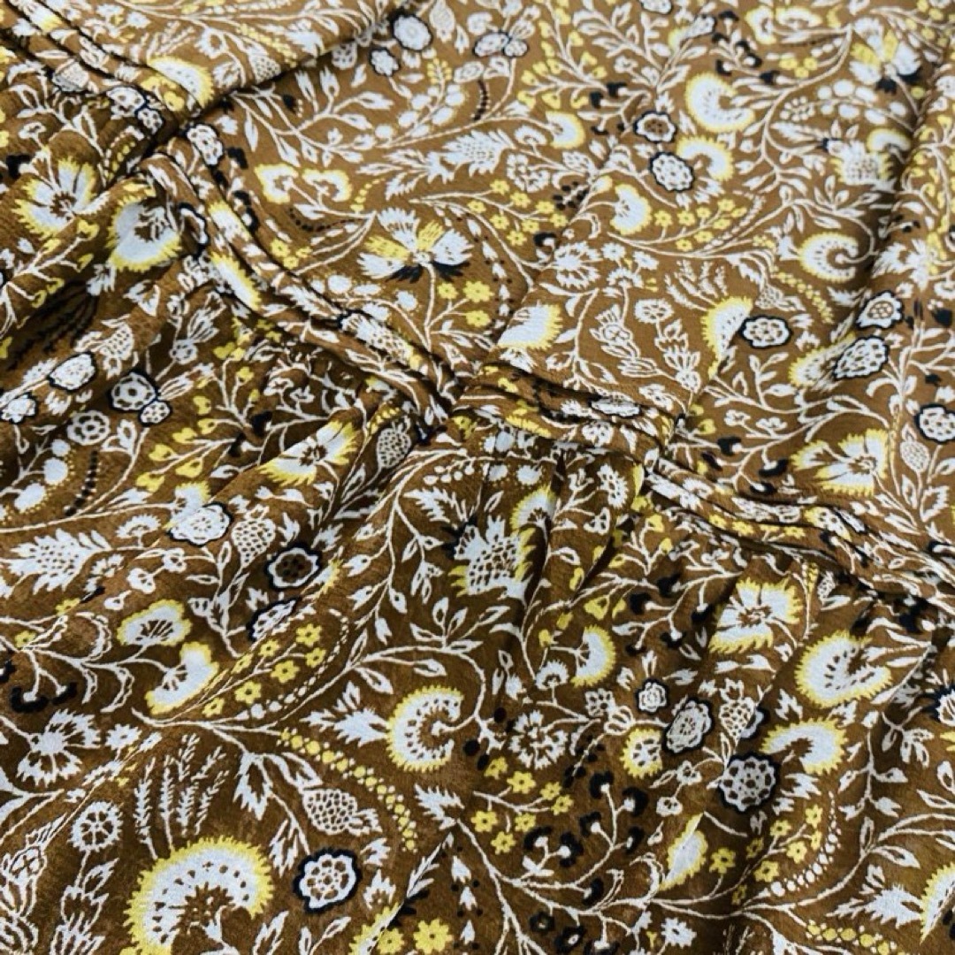 nano・universe(ナノユニバース)の春スカート マキシ丈 ナノユニバース エスニックフラワーギャザー ロングスカート レディースのスカート(ロングスカート)の商品写真
